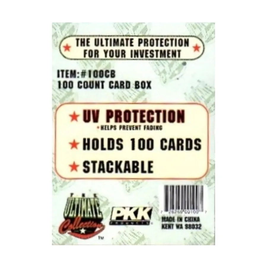 

Коробка для карточек на 100 штук (упаковка из 10 шт.), 100 Count Card Box