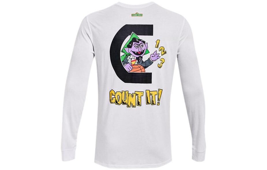 

Футболка Curry X Sesame Street мужская белая Under Armour, белый