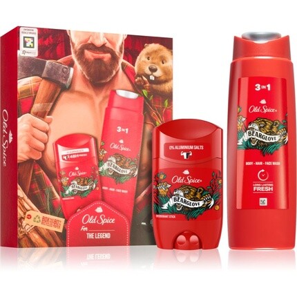 

Подарочный набор Old Spice Bearglove For The Legend