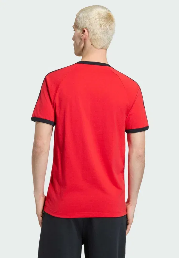 Футболка с принтом 3S tee Adidas Originals, ярко-красный/черный — фото 2