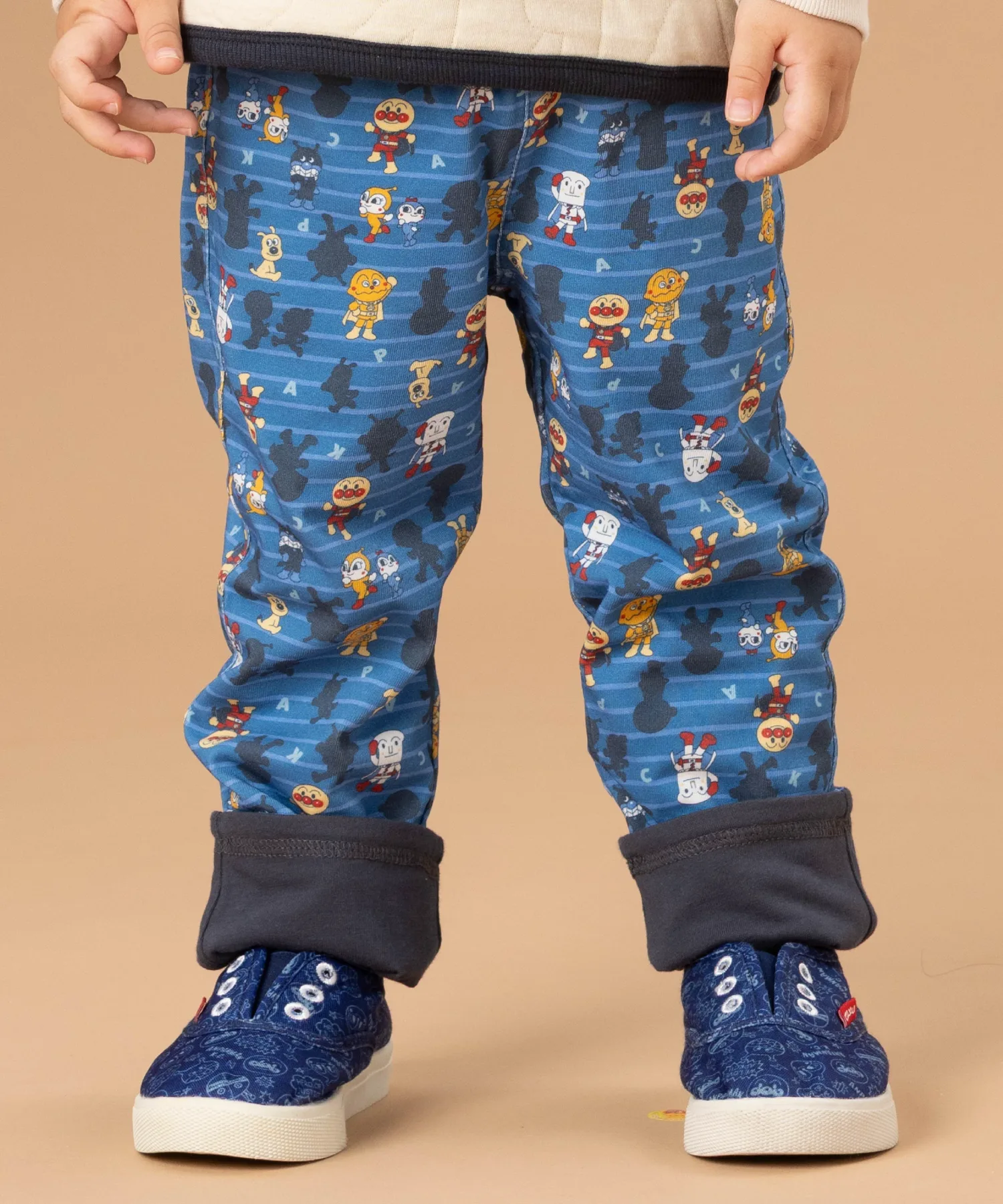Двусторонние брюки с принтом по всей поверхности Anpanman Kids Collection, Charcoal — фото 2