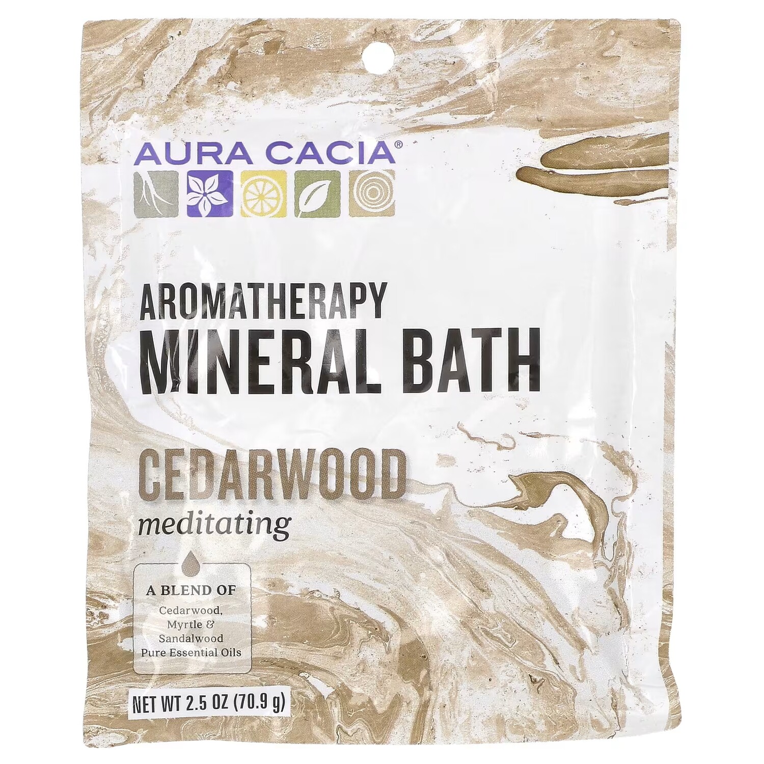 

Ароматерапевтическая минеральная ванна Aura Cacia с кедровым деревом, 70,9 г