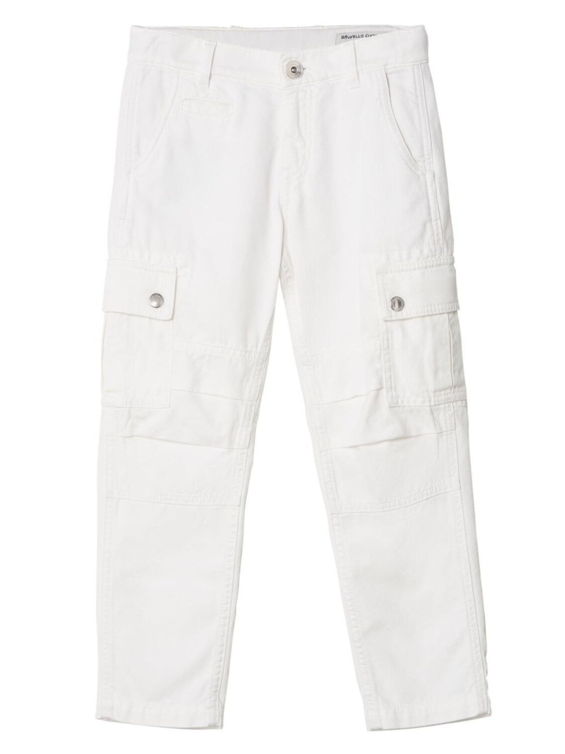 

Brunello Cucinelli Kids брюки карго, белый