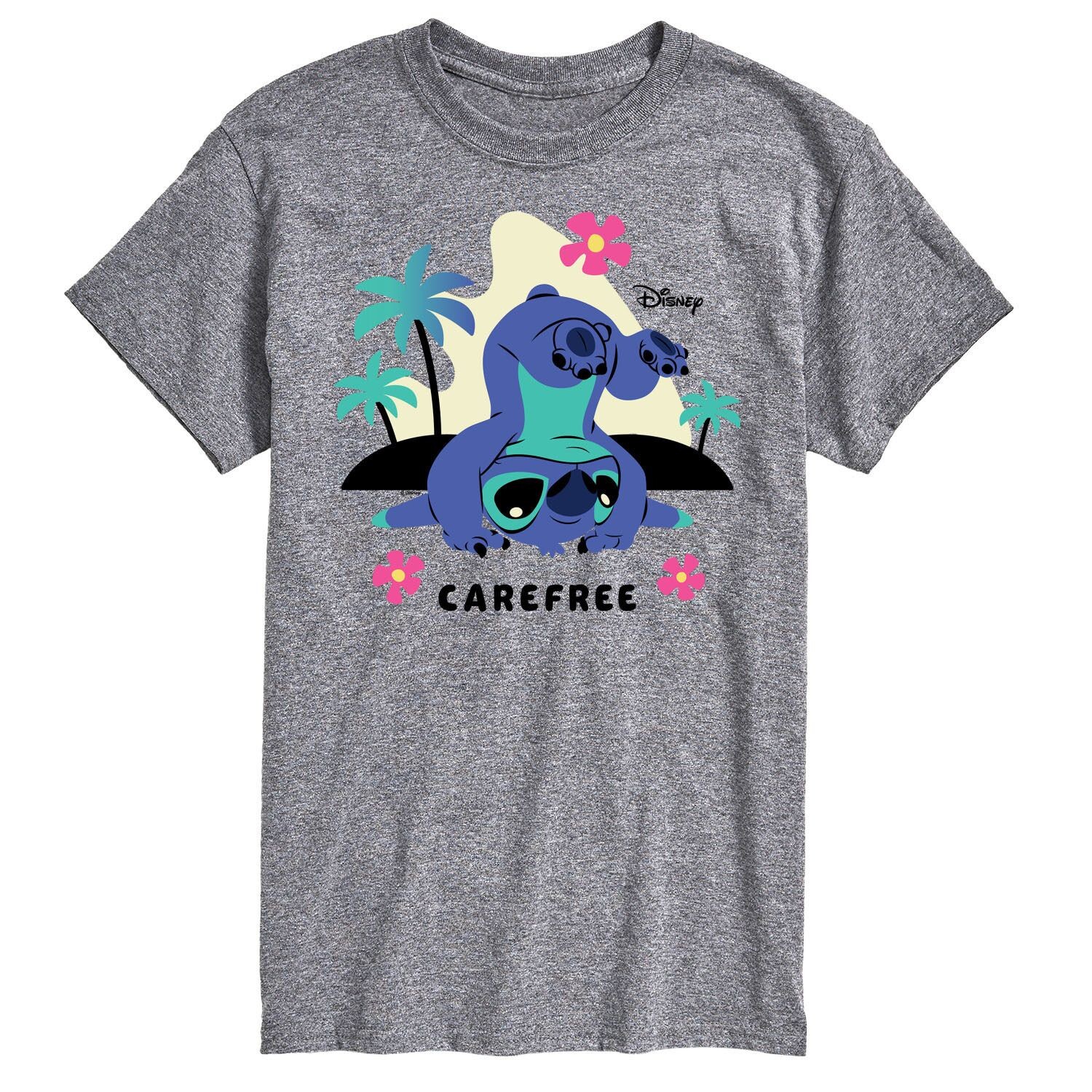 

Футболка с беззаботным рисунком Lilo & Stitch Big & Tall Stitch Disney