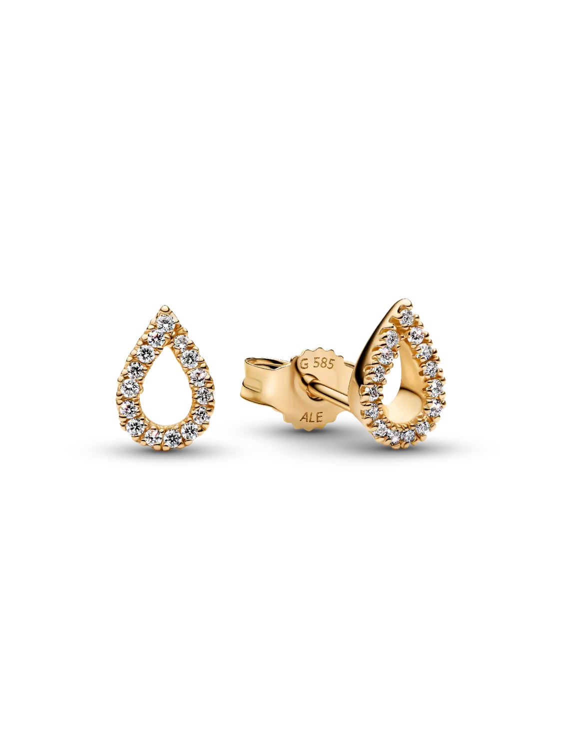 

Серьги-гвоздики Pandora Infinite с выращенными в лаборатории бриллиантами Pandora, 0,16 карата tw, 14-каратное золото