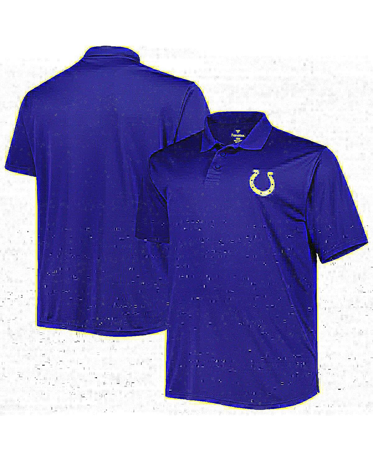 

Мужская рубашка-поло Royal Indianapolis Colts Big and Tall Birdseye Fanatics