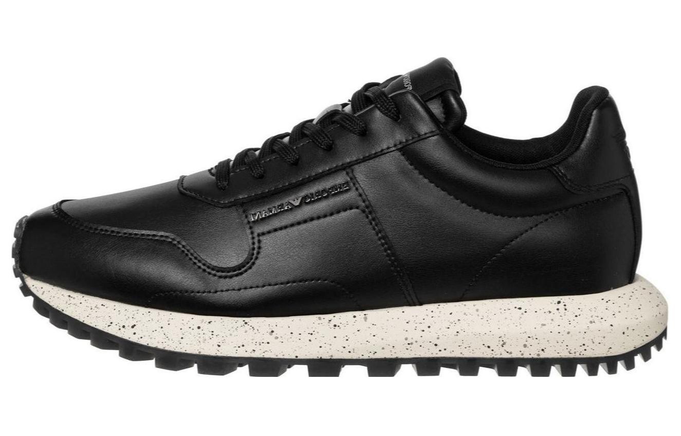 

Кроссовки EMPORIO ARMANI Lifestyle Shoes Men Low-top Black, черный