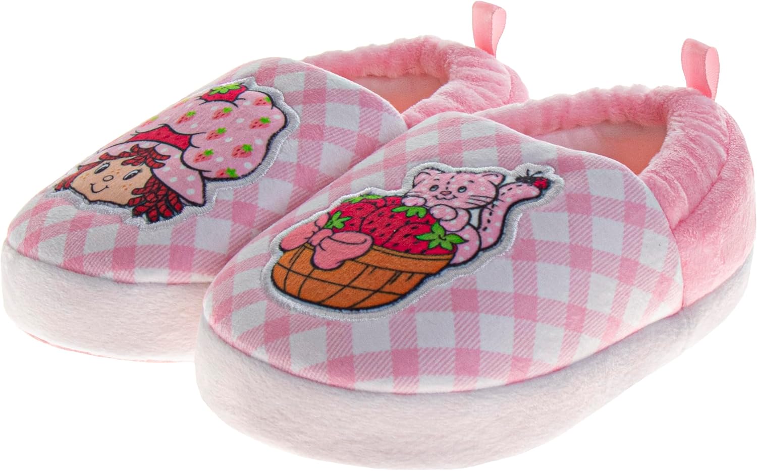 Тапочки Hello Kitty Sanrio Sweethearts Strawberry Shortcake Harry Potter для девочек и мальчиков, с котиком Kitty, домашние мягкие плюшевые тапочки для детей. Размеры: 5-10 для малышей, 11-13 для маленьких детей, 2-5 для старших детей Josmo, роз... — фото 4