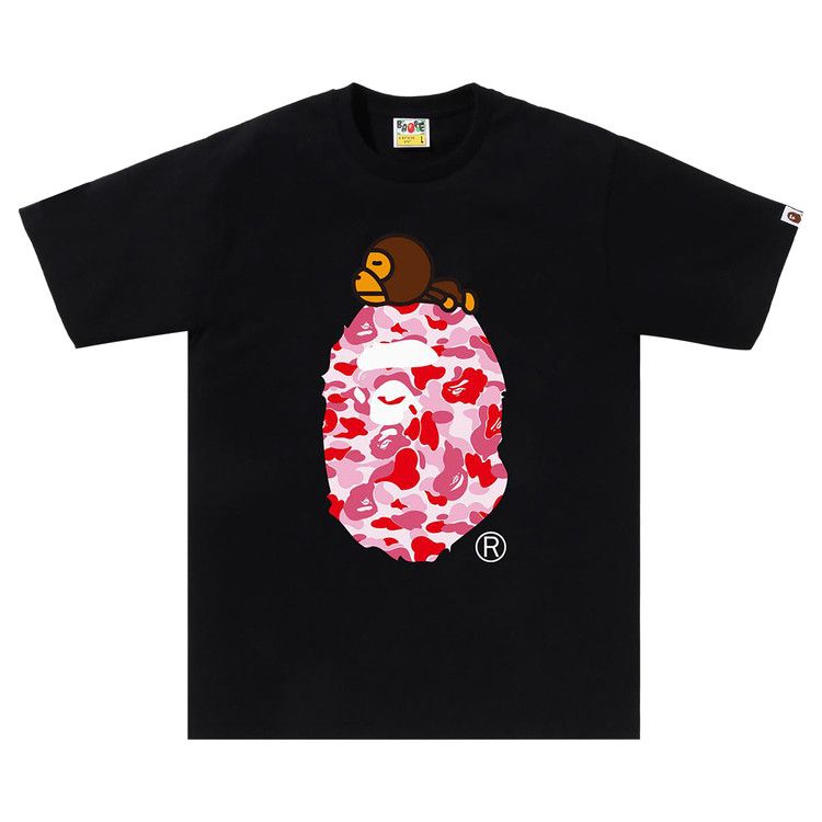

Футболка BAPE ABC Camo Milo On Big Ape Tee, Black/Pink