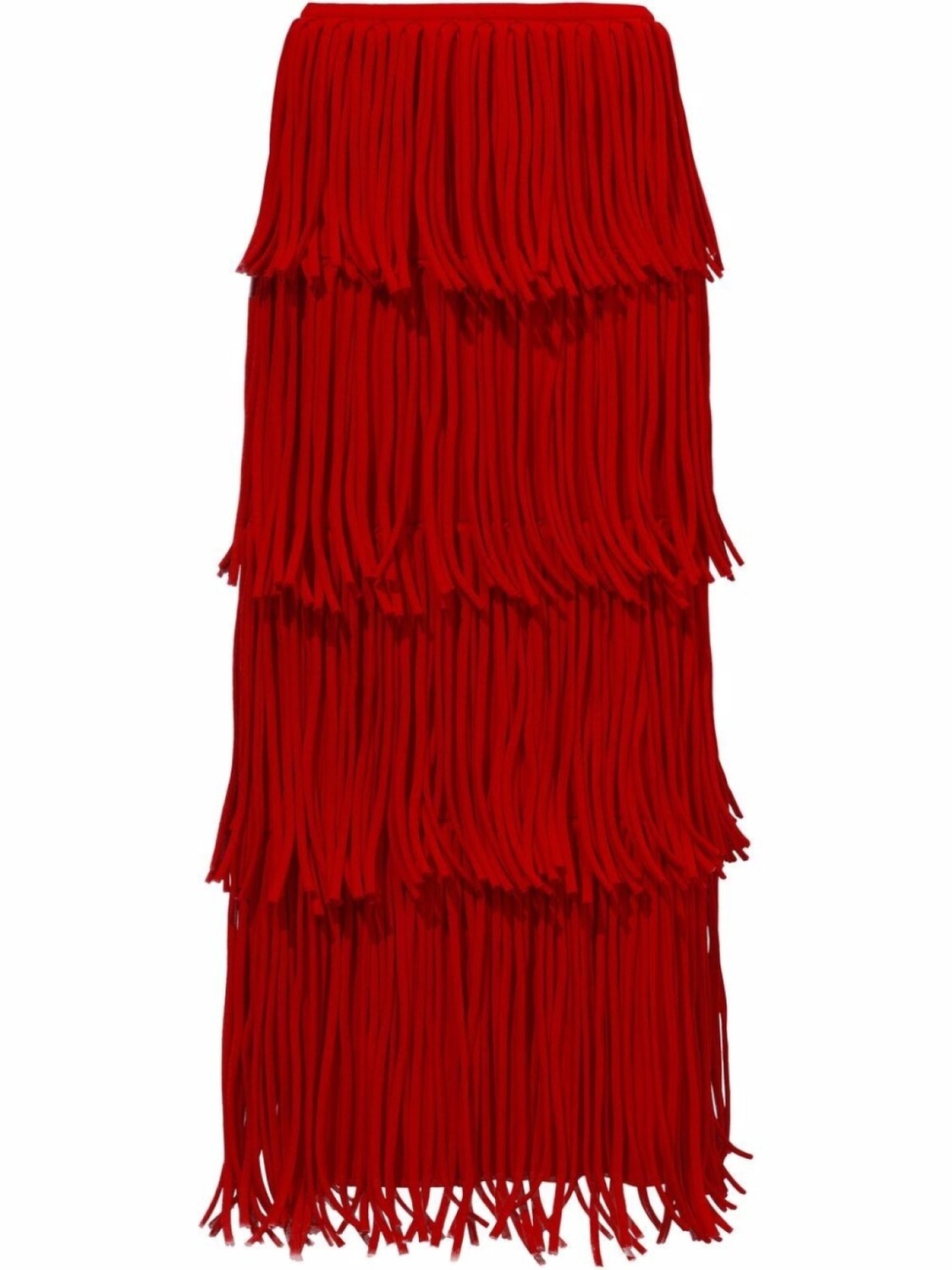 

Proenza Schouler фактурная юбка с бахромой, оранжевый