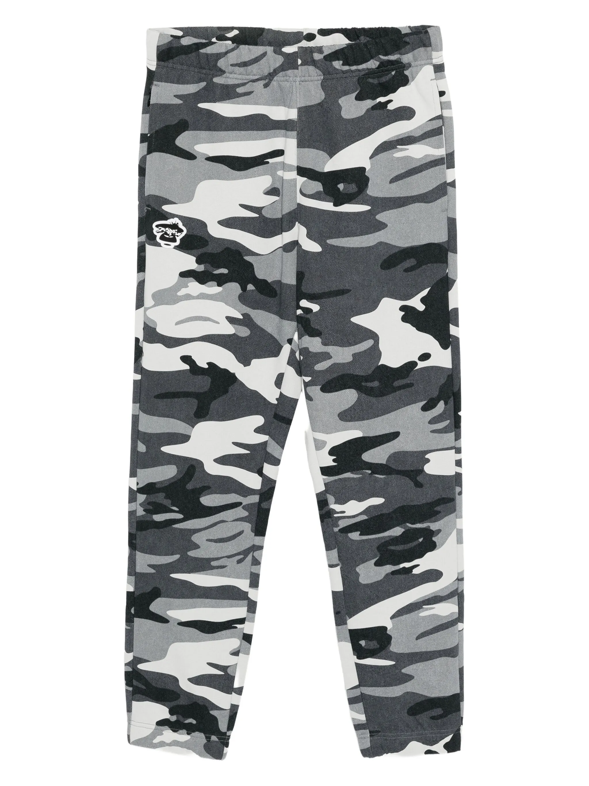 

Брюки с нашивкой-логотипом Aape By A Bathing Ape, серый