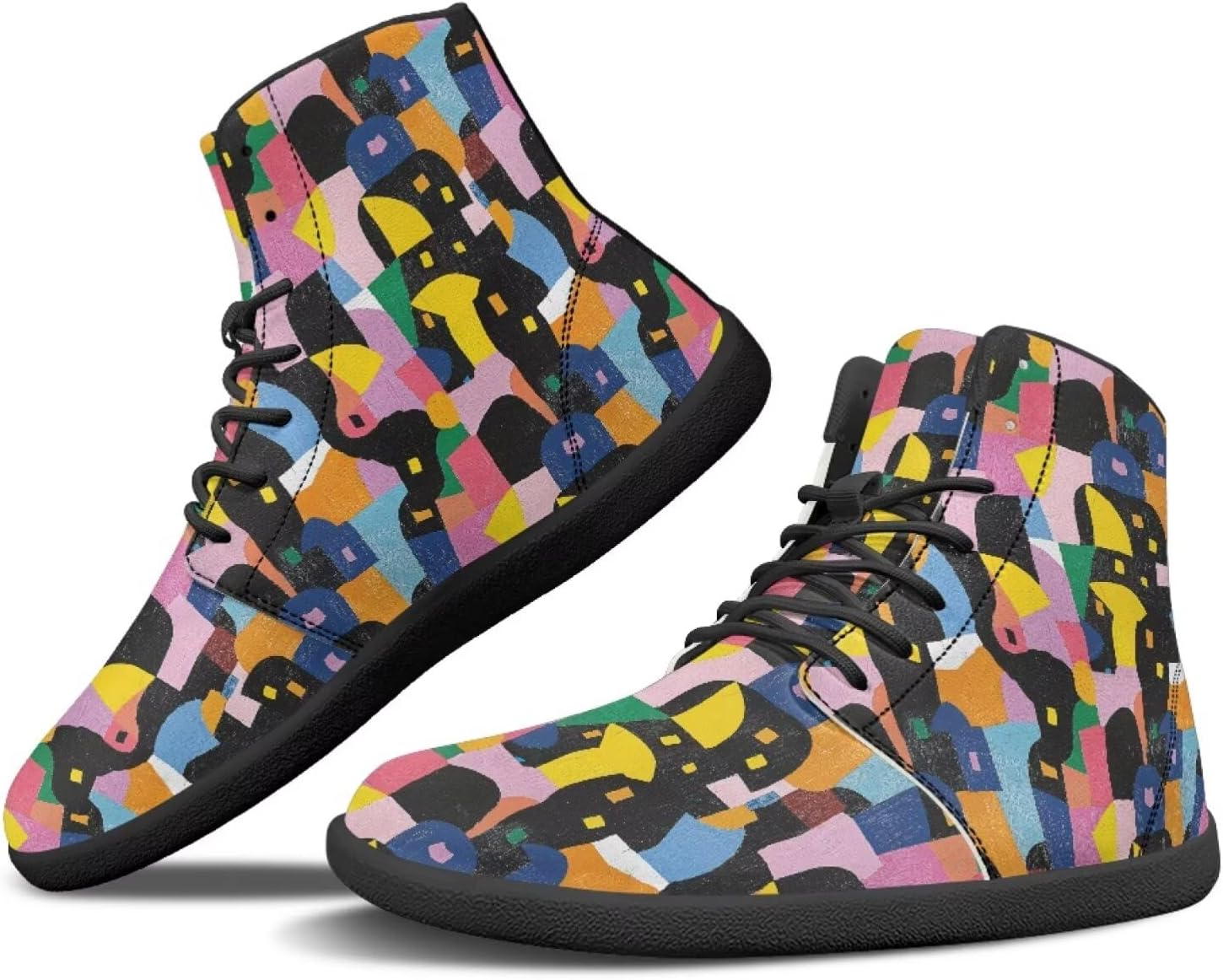 

Кроссовки Binienty Fashion Barefoot Flat для мужчин и женщин, Abstract Print