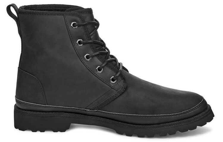 Мужские ботинки Ugg высокие со шнуровкой, черный — фото 2
