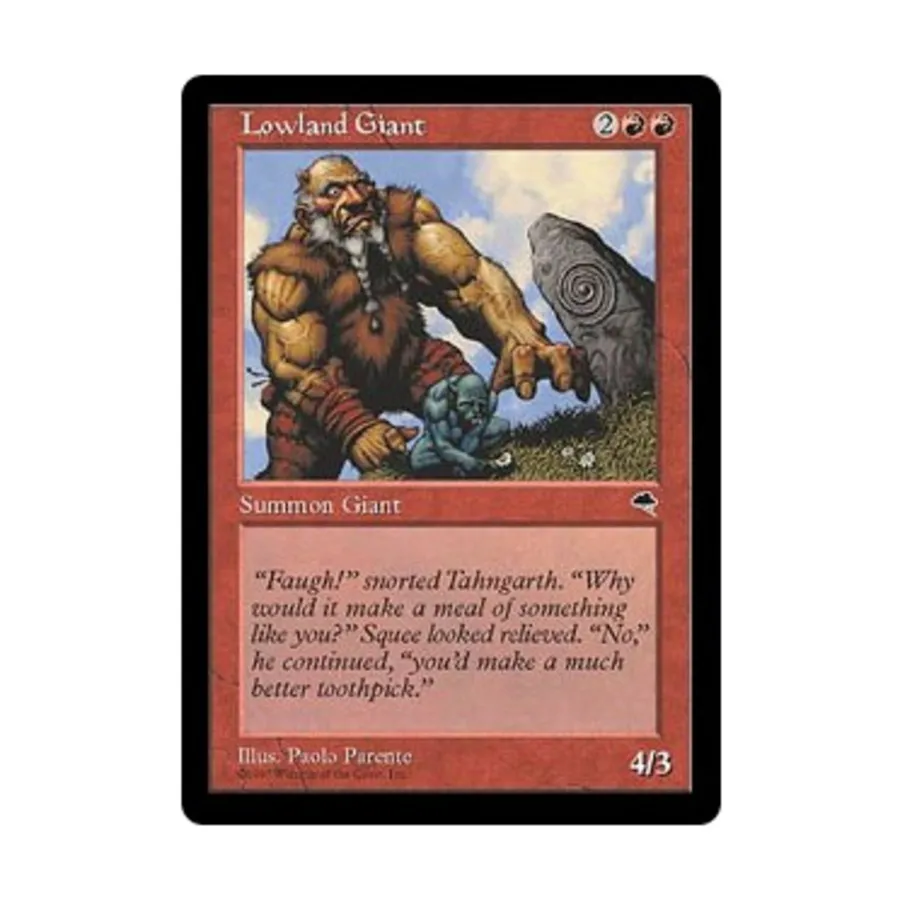 

CCG Равнинный гигант (К), MTG - Tempest