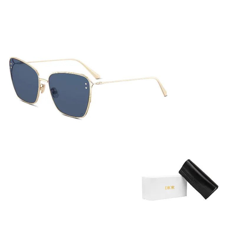 

DIOR Модель B2U солнцезащитные очки бабочка синие, Gold