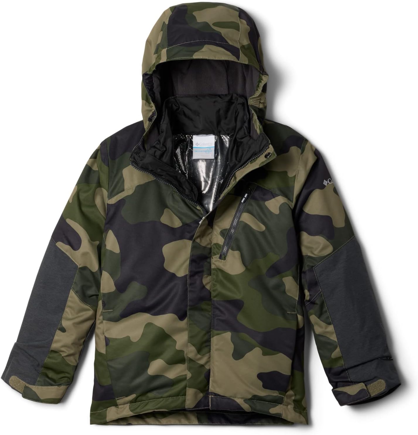 

Куртка Columbia Youth Boys Whirlibird II Interchange, Stone Green Mod Camo/Shark