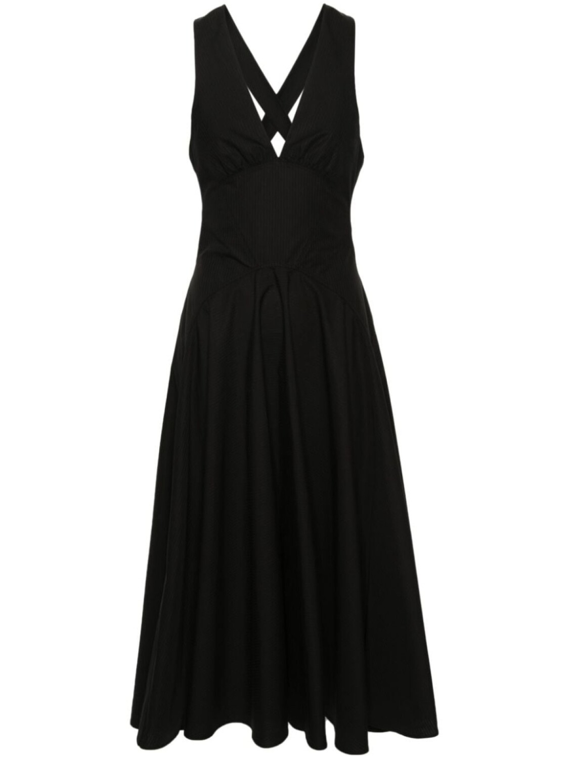 

Alaïa платье в полоску, черный