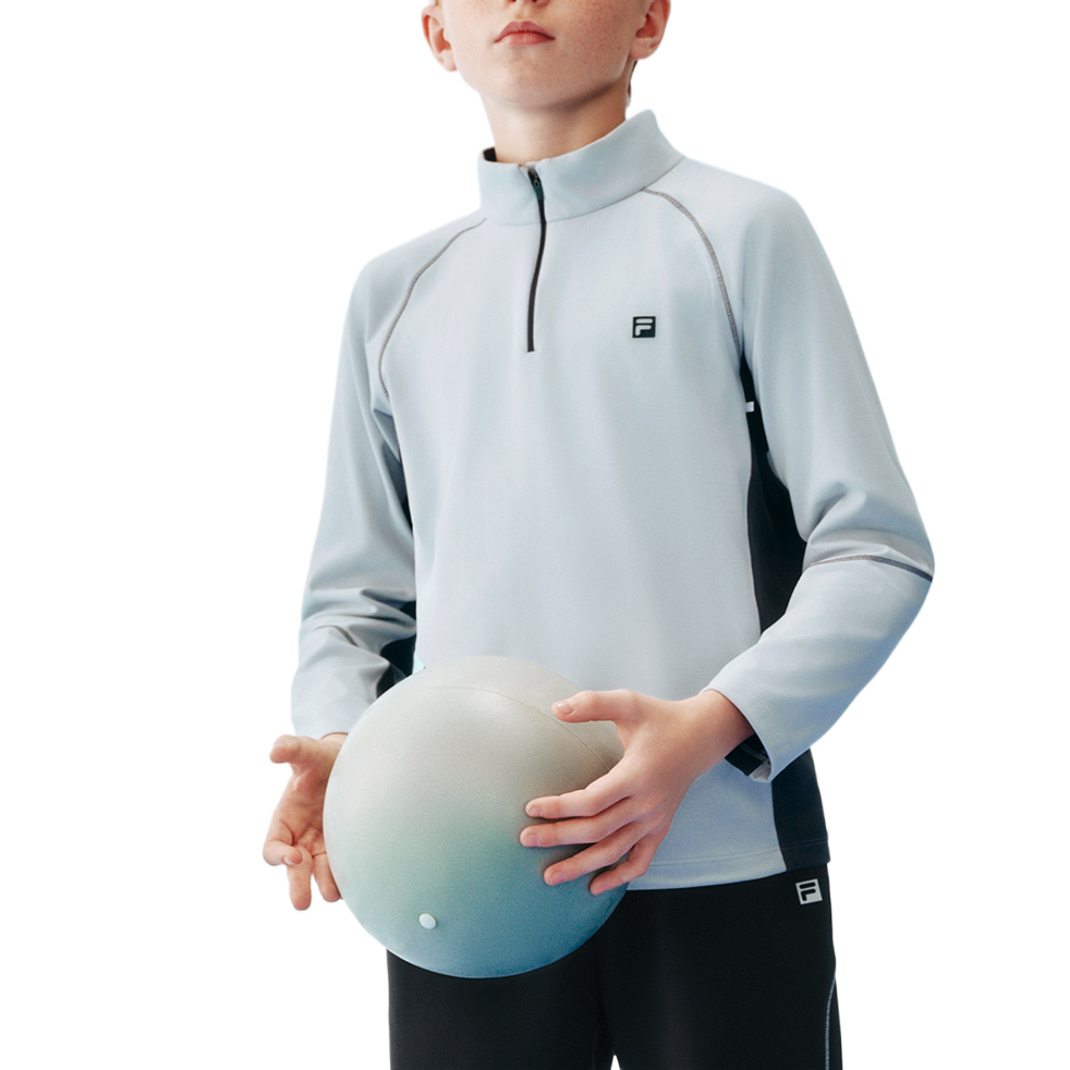 Футболка с быстрой сушкой для детей FILA KIDS, синий — фото 4