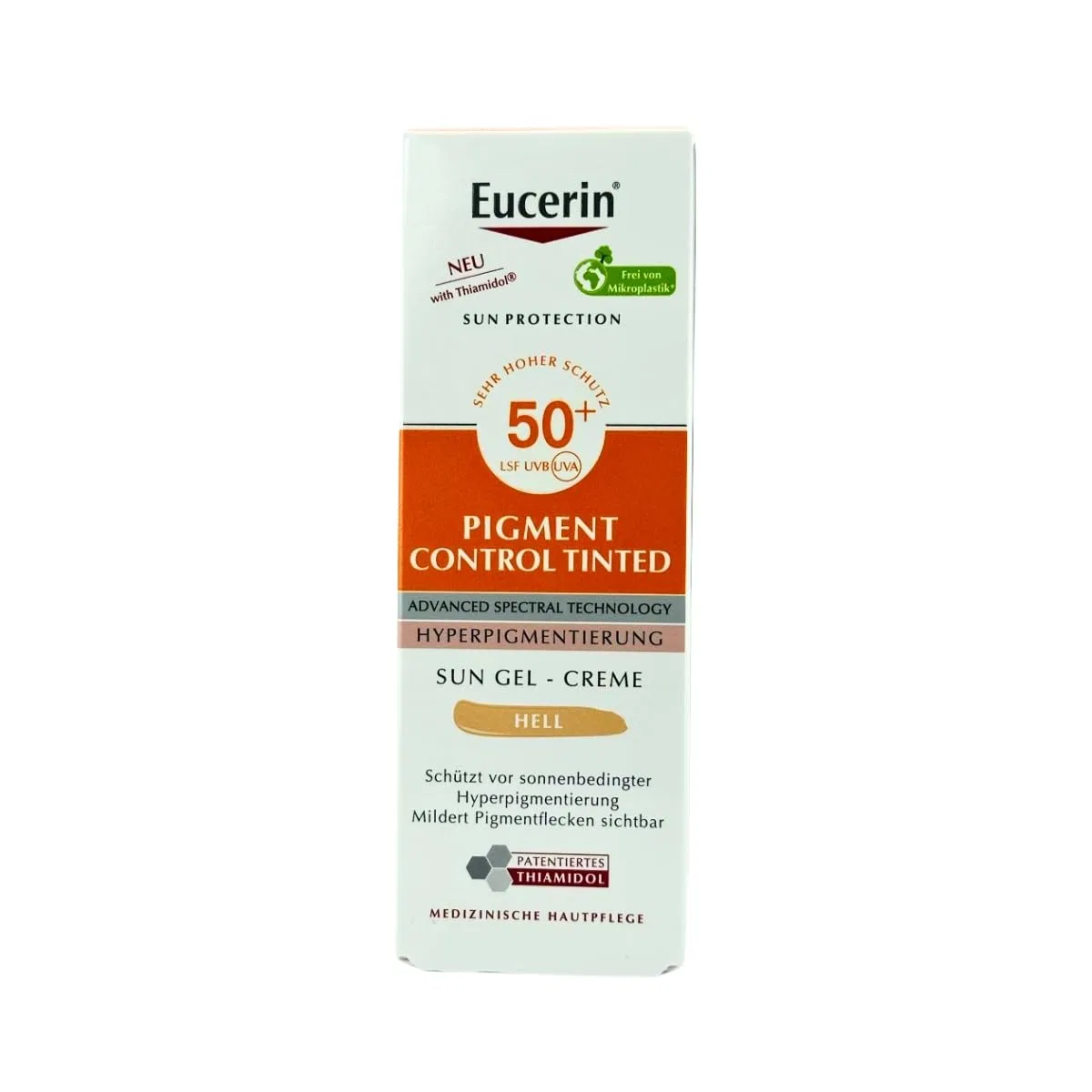 Солнцезащитный тонирующий крем для лица «Sun Pigment Control Tinted Light» SPF 50 от Eucerin, 50 мл Eucerin — фото 2