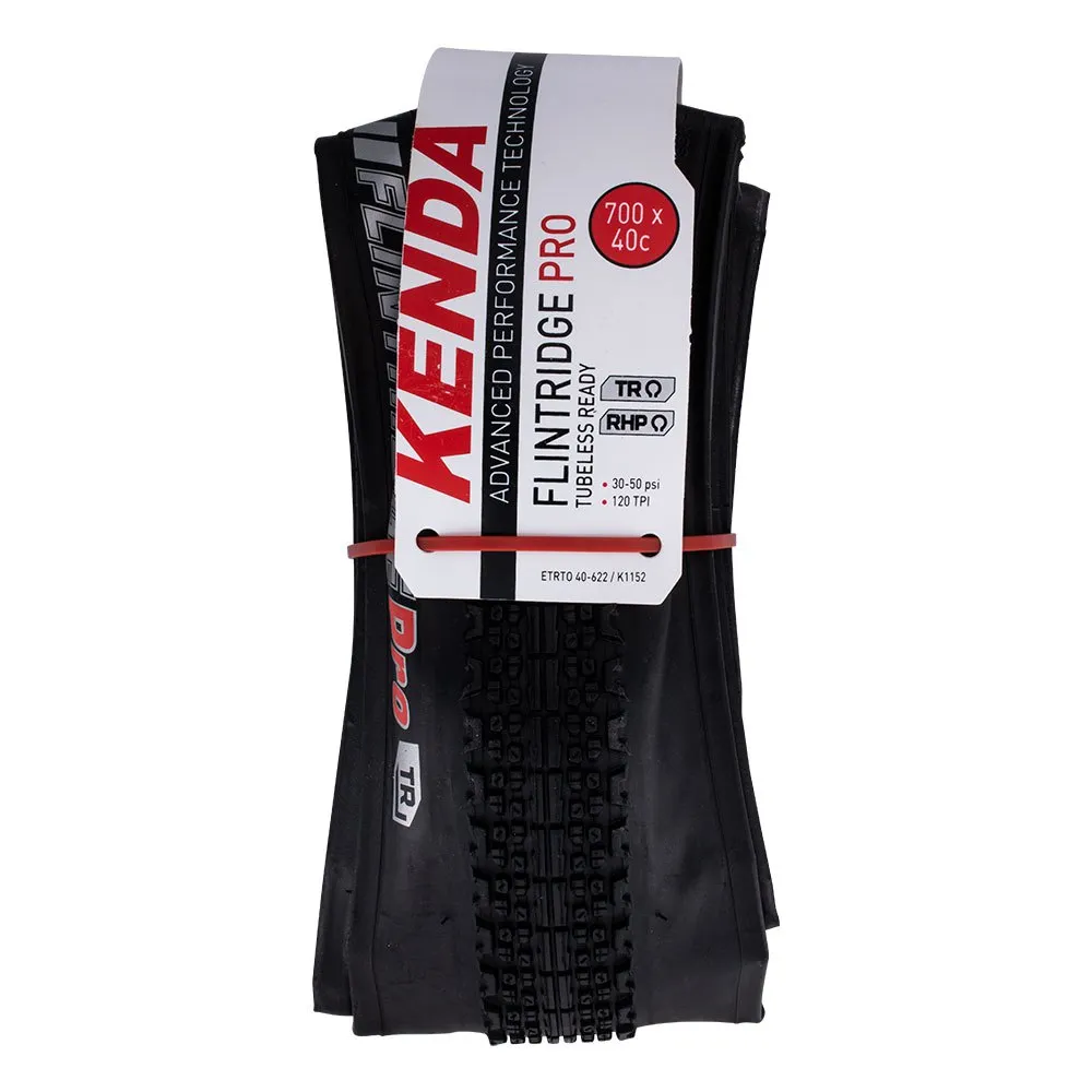 

Гравийная шина Kenda Flintridge Pro TR 120 TPI Tubeless 700C x 40, черный