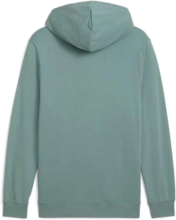 Мужская толстовка PUMA Essentials Block Hoodie, повседневная верхняя одежда, зеленый цвет — фото 2