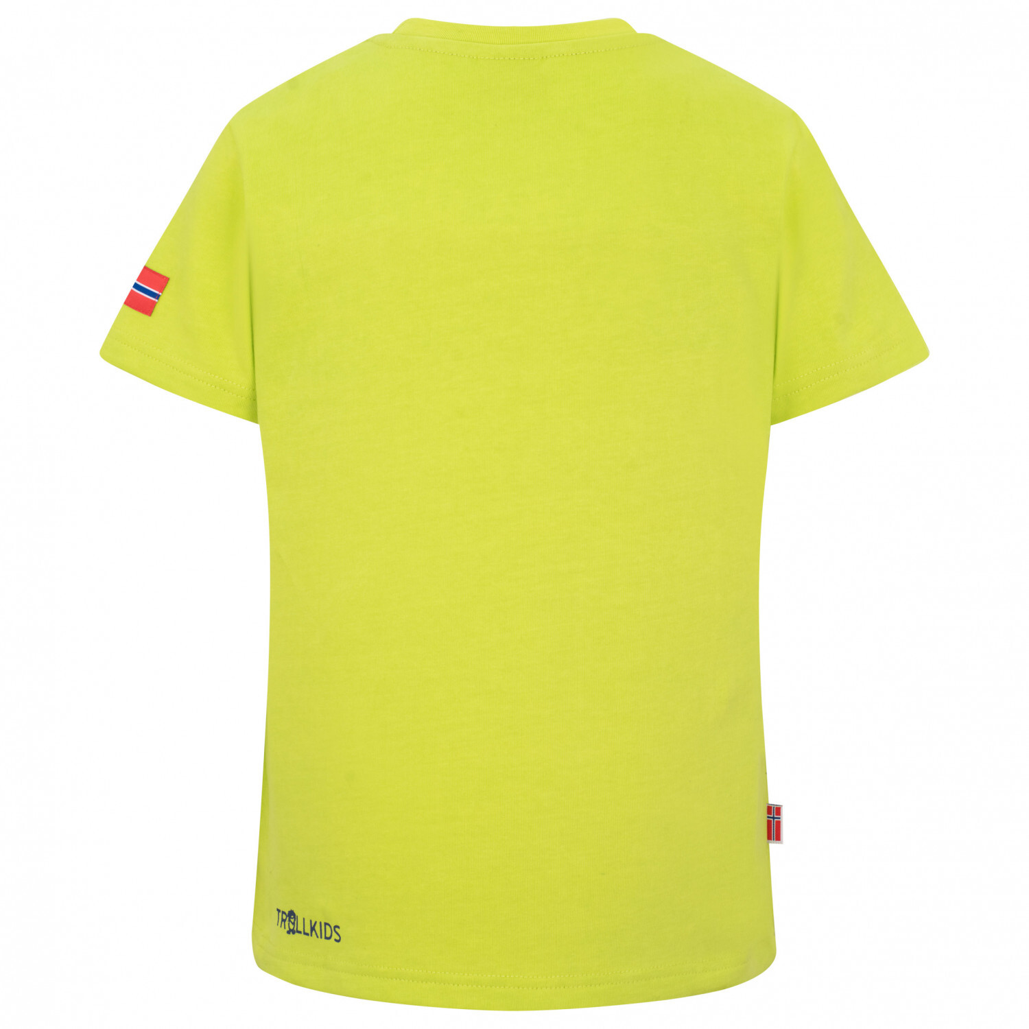 Футболка Trollkids Kid's Troll T Pro, цвет Navy/Viper Green — фото 2