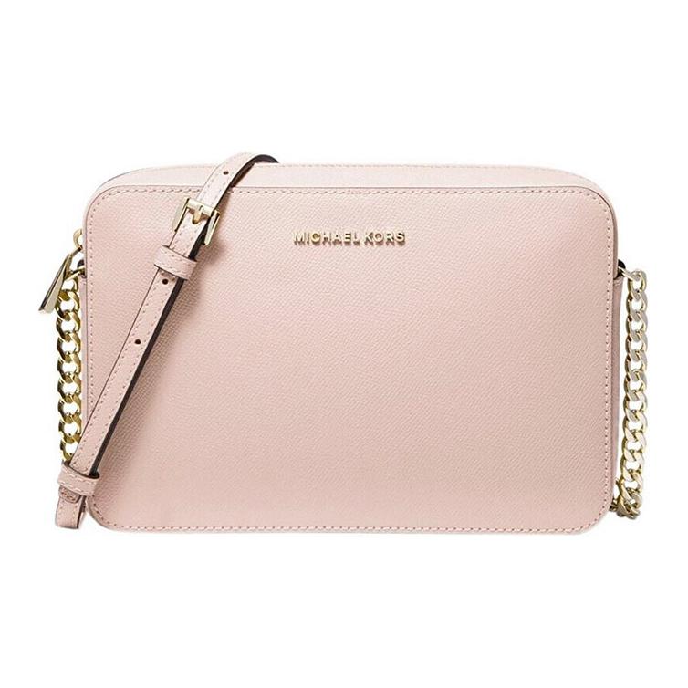 

MICHAEL KORS Дорожная сумка из телячьей кожи Jet SetJet Set малая квадратная через плечо на пояс женская розовая
