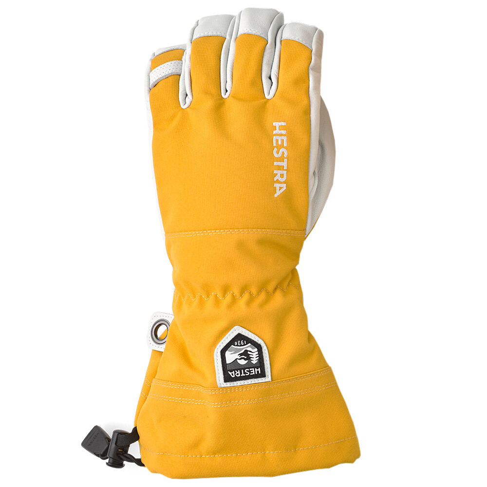 

Перчатки Hestra Army Leather Heli Ski 5 Finger, цвет Mustard
