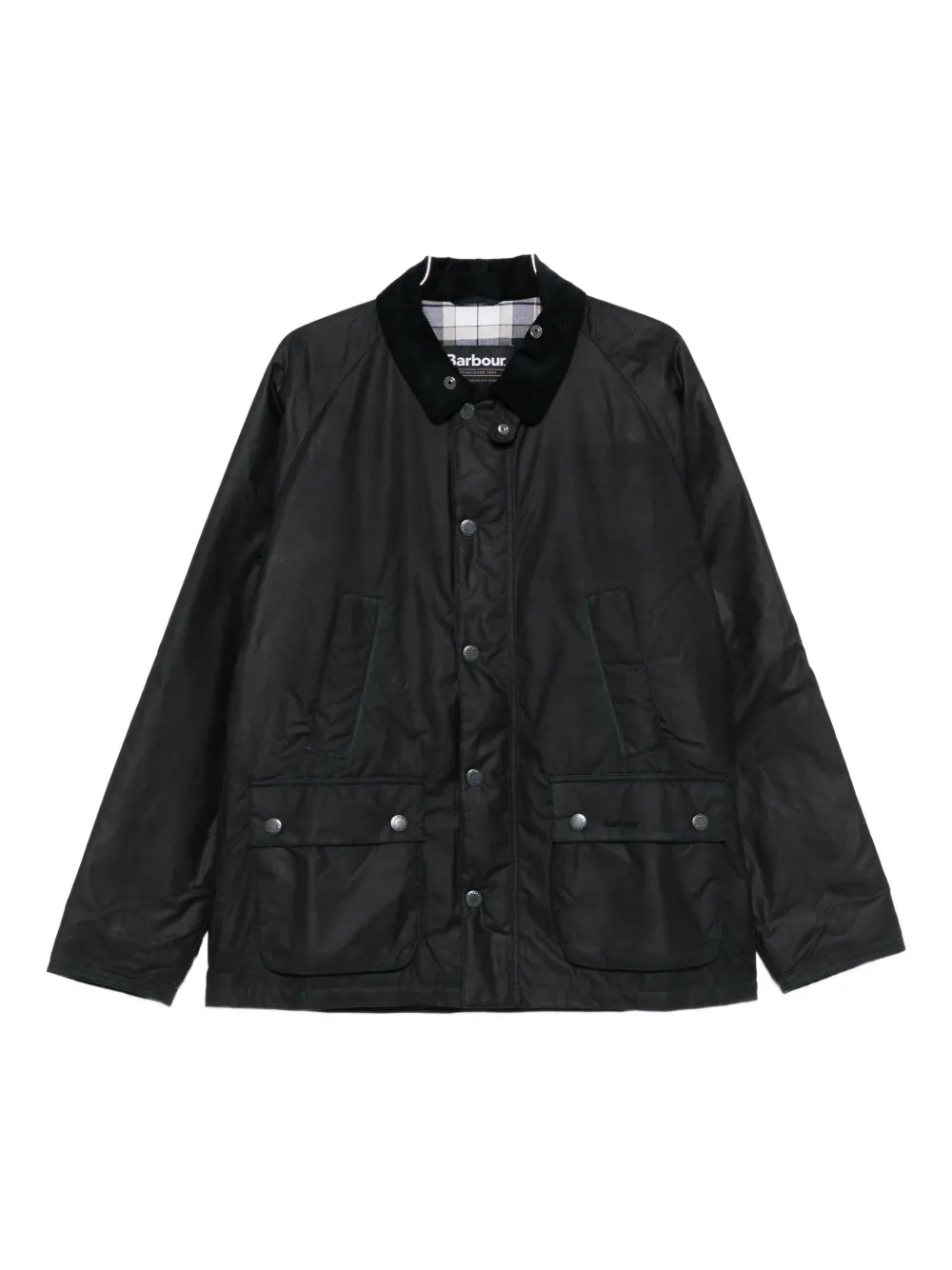 

Куртка с вельветовым воротником и карманами-клапанами Barbour, черный