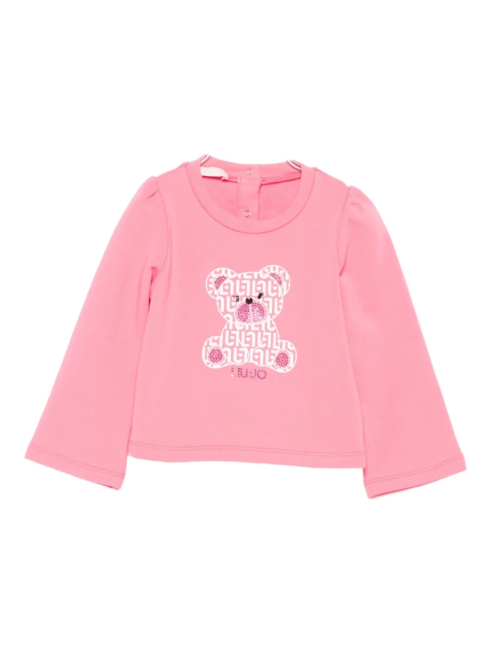 

Худи с украшением в виде медвежонка Liu Jo, розовый