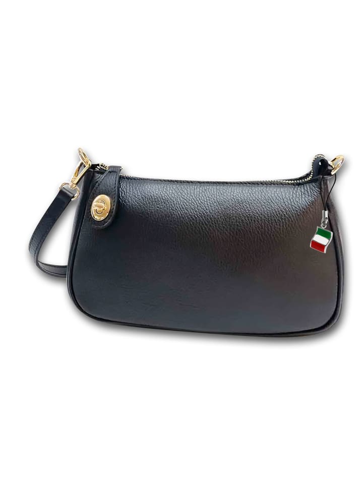 

Кожаная сумка через плечо Florence, черная, примерно 27 см Florence