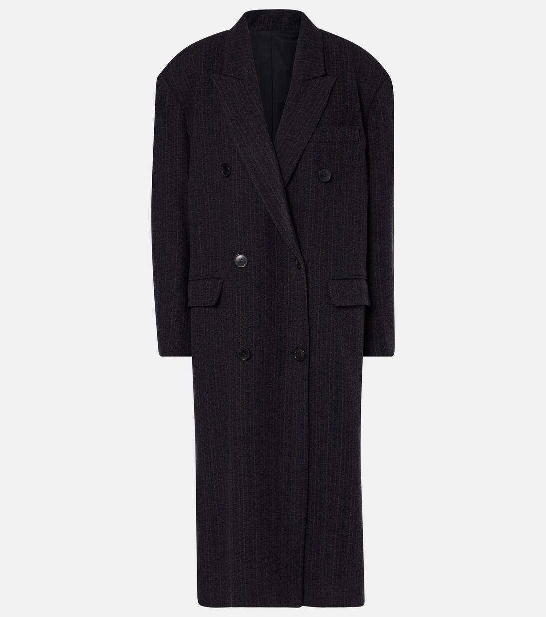 

Пальто из смеси шерсти Lexana Marant Etoile, цвет midnight