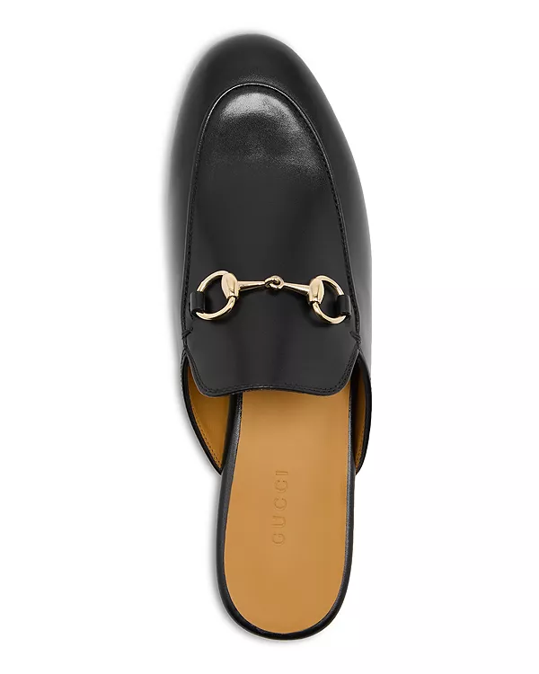 Женские мюли Betis Glamour с конской уздечкой Gucci, черный — фото 4