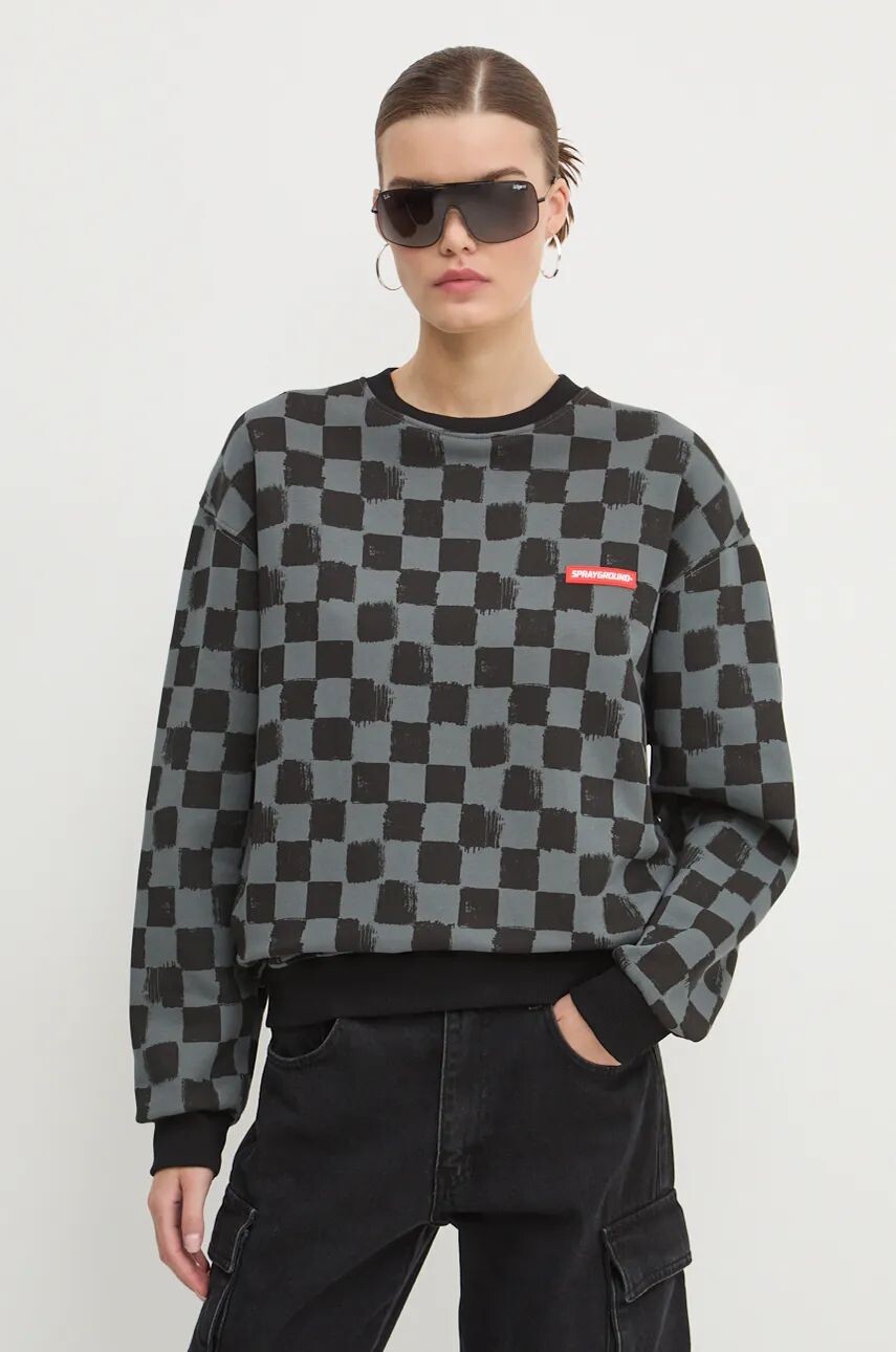 

Толстовка Sprayground из хлопка, серый