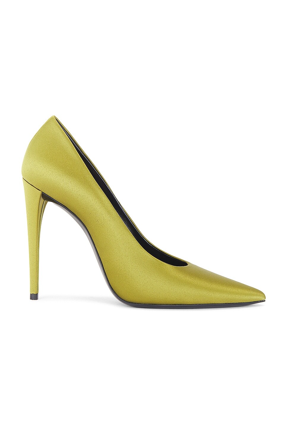 Туфли Монсо Saint Laurent, цвет Kaki Green