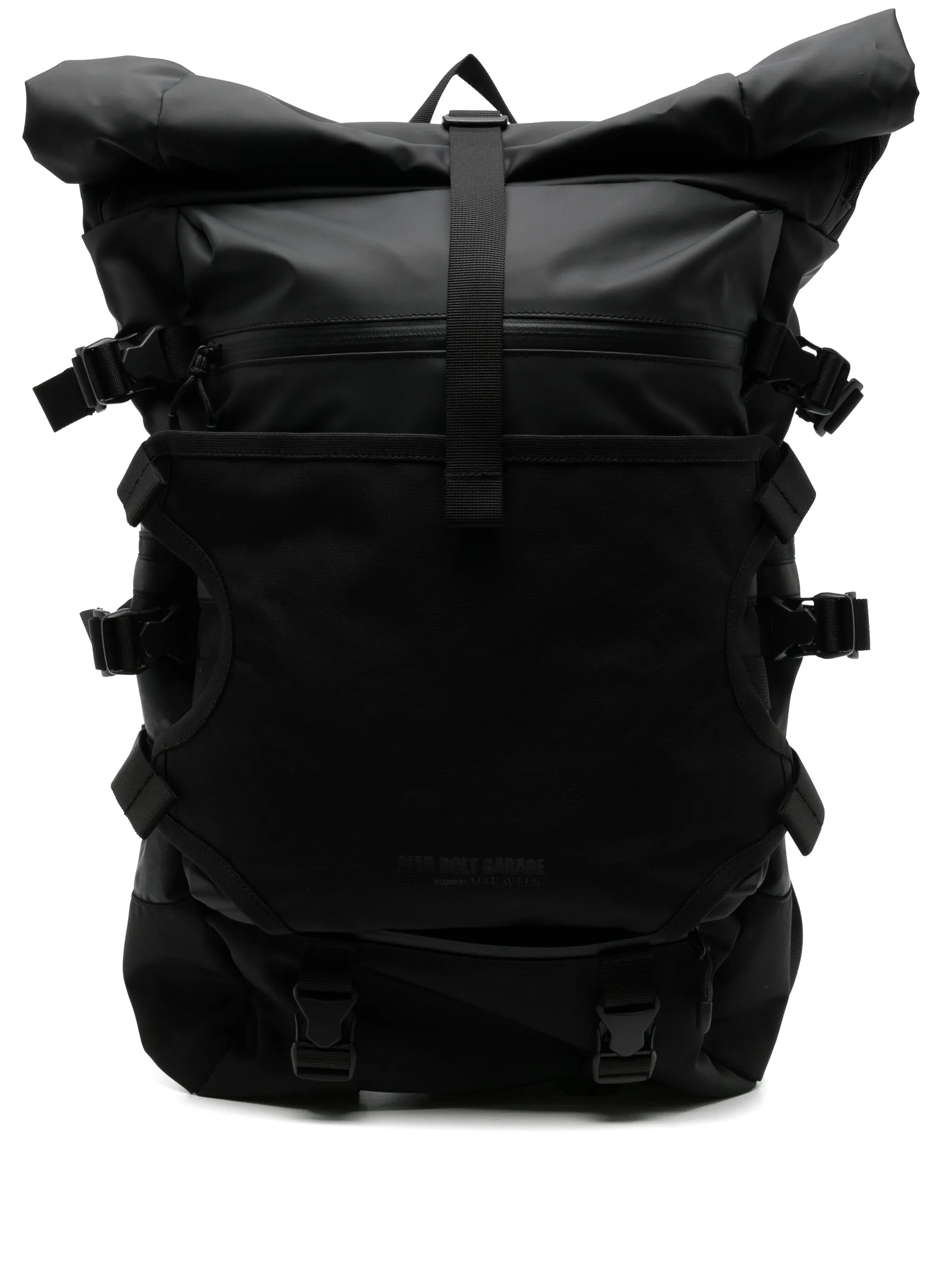 

Рюкзак с логотипом и пряжками Makavelic, черный