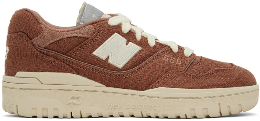 

Коричневые кроссовки 550 New Balance, Pecan/Crimson