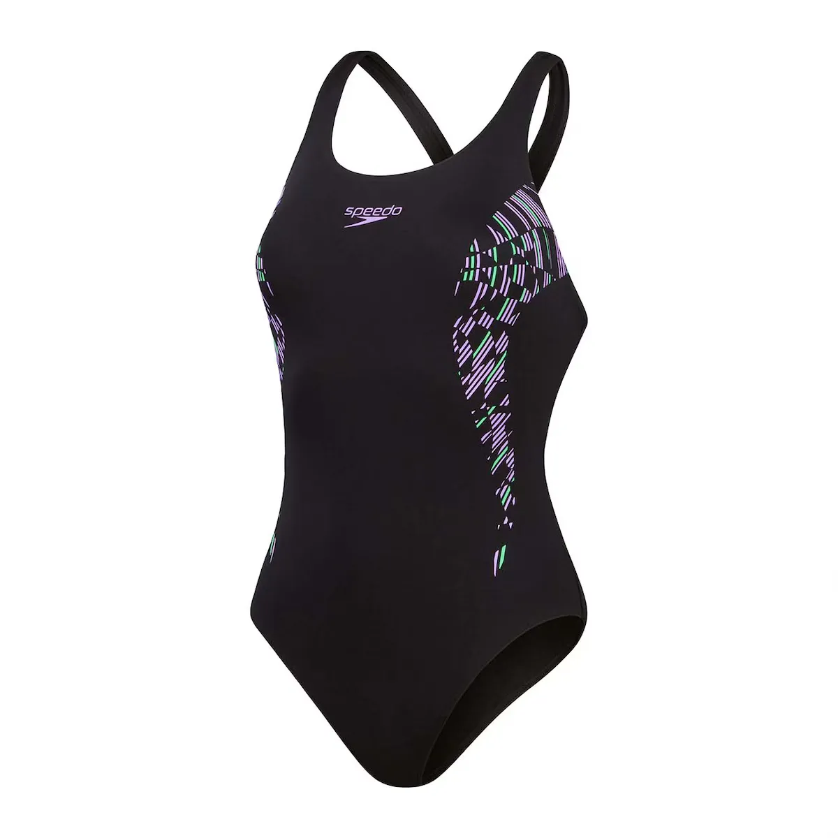 

Женский купальник Speedo с открытой спиной, фиолетовый