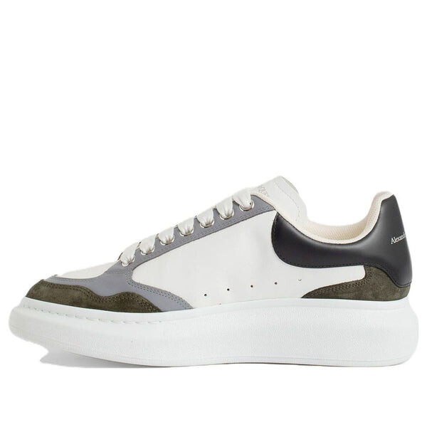 

Кроссовки oversized sneaker 'white khaki grey' Alexander Mcqueen, белый