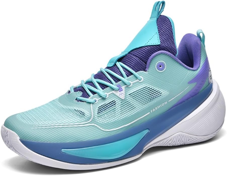 

Мужские баскетбольные кроссовки Rongfenghuang 2025, модные спортивные кроссовки для бега и активного отдыха, дышащие, фиолетовый