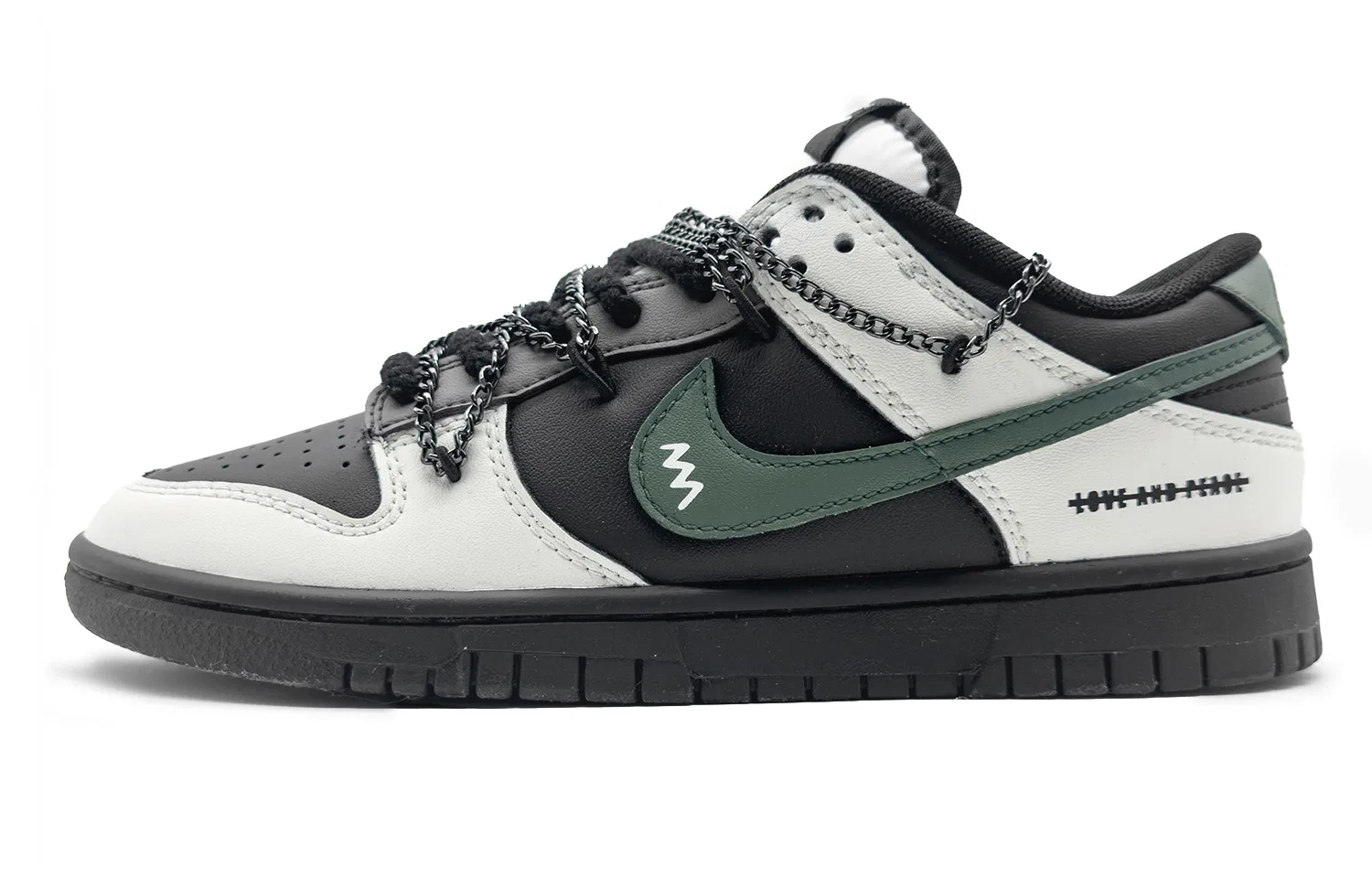Кроссовки для скейтбординга Nike Dunk Low Leather Black