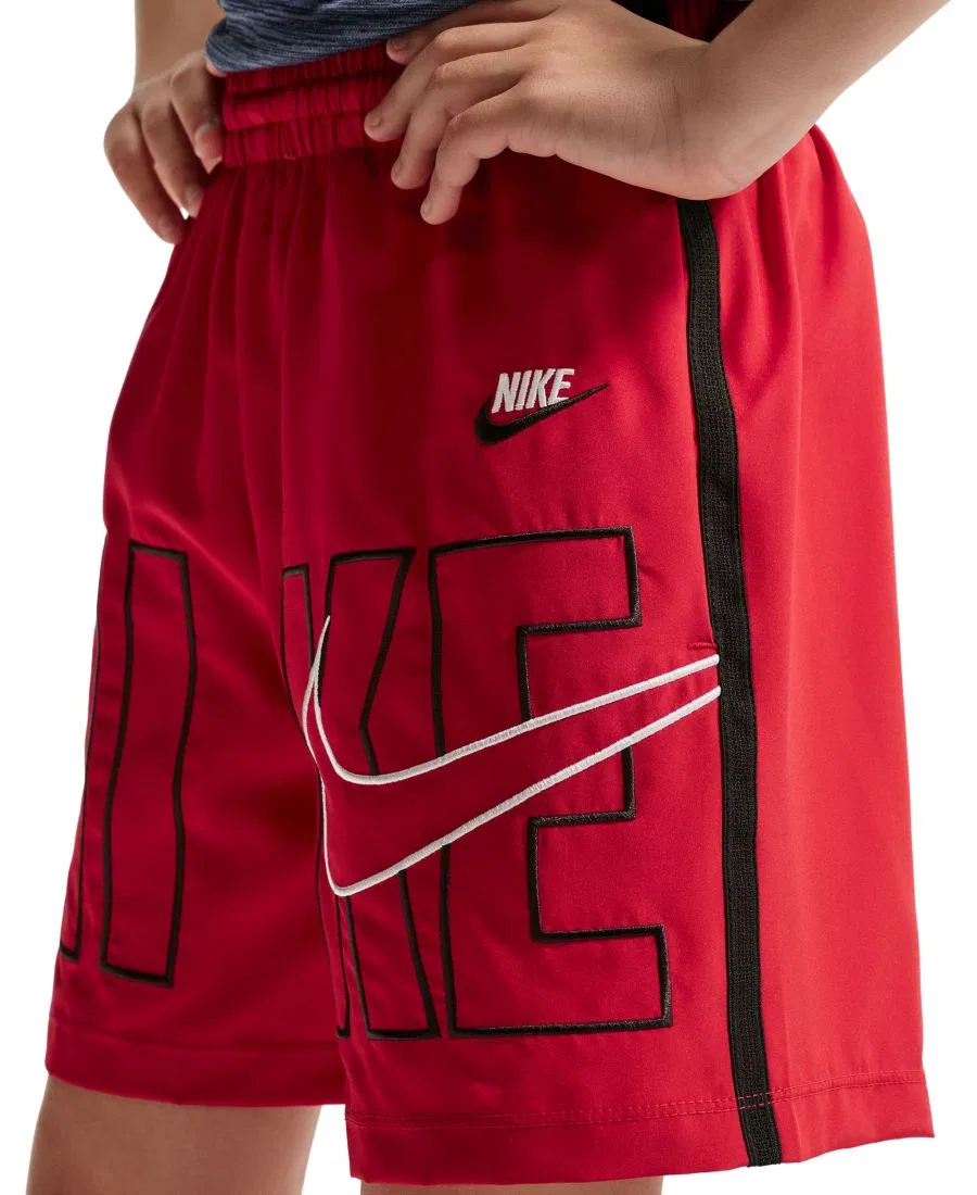 Детские тренировочные шорты Multi Dri-FIT, размер 8-20 Nike, красный/черный/белый — фото 3