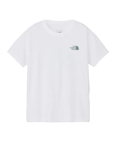 Детская футболка THE NORTH FACE S/S Shiretoko Toko Tee с принтом и UV защитой белая