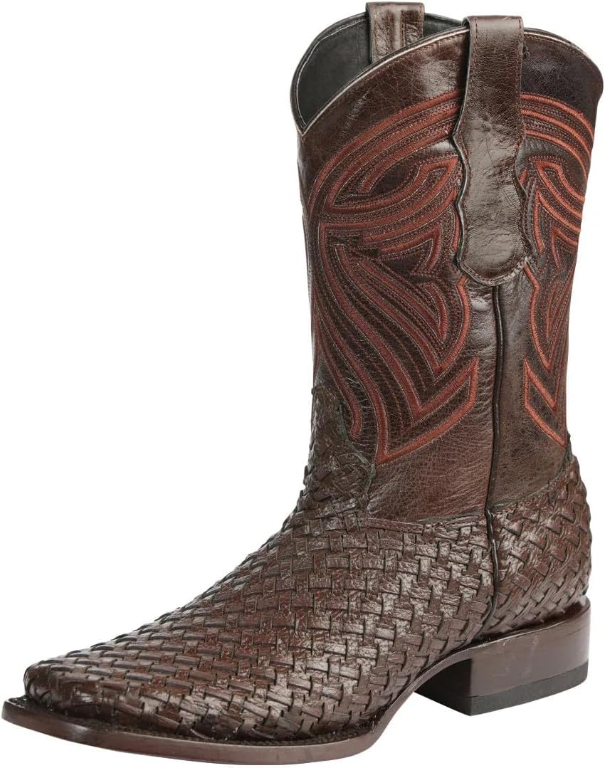 

Мужские кожаные ковбойские сапоги El General Rodeo, коричневого цвета Petatillo Generic