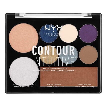 

Палитра Contour Intuitive Eye and Face Sculpting Palette 04 Jewel Queen NYX
