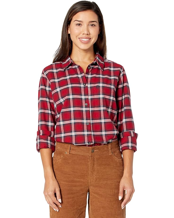 

Рубашка Fjällräven Övik Flannel, цвет Deep Red