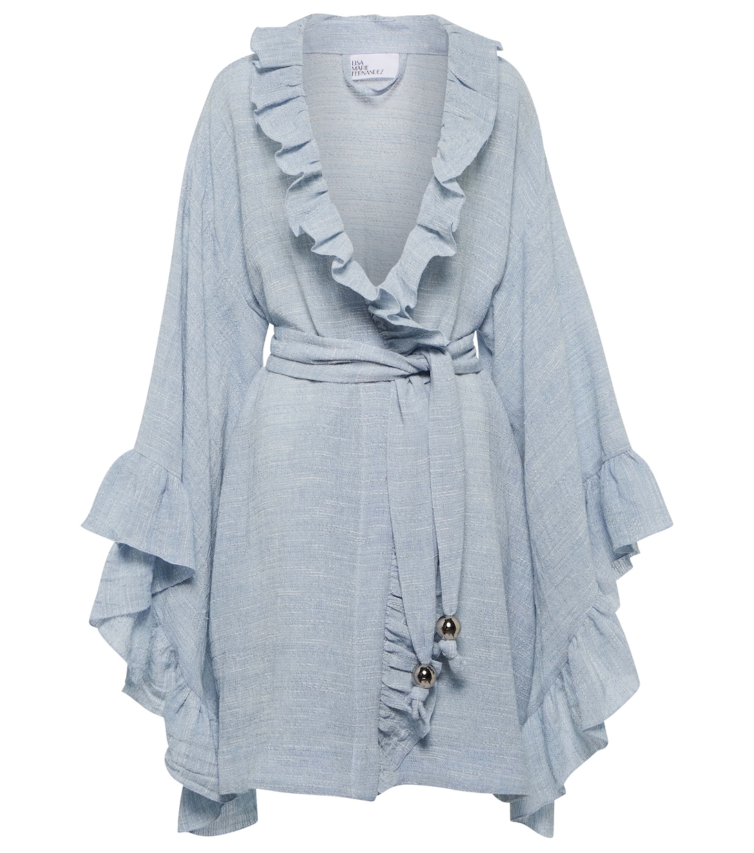 

Мини-платье Anita из льняной смеси Lisa Marie Fernandez, Pale Blue