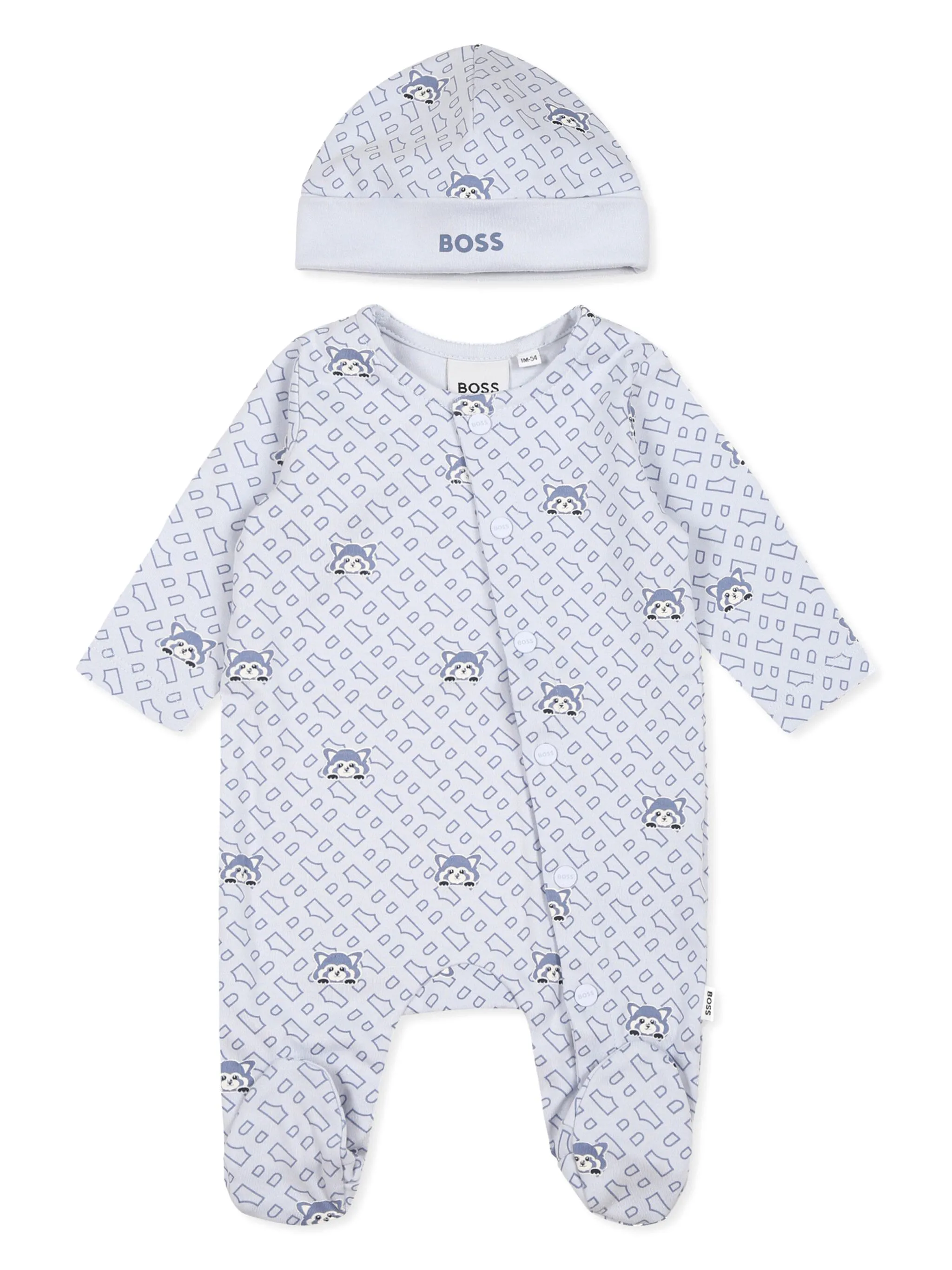 

Комплект Panda из двух предметов Boss Kidswear, синий