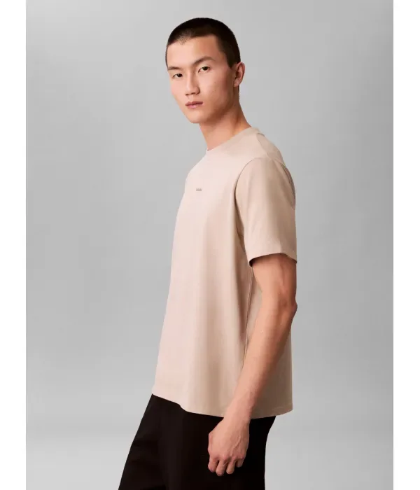 Футболка relaxed fit Calvin Klein, бежевый — фото 4
