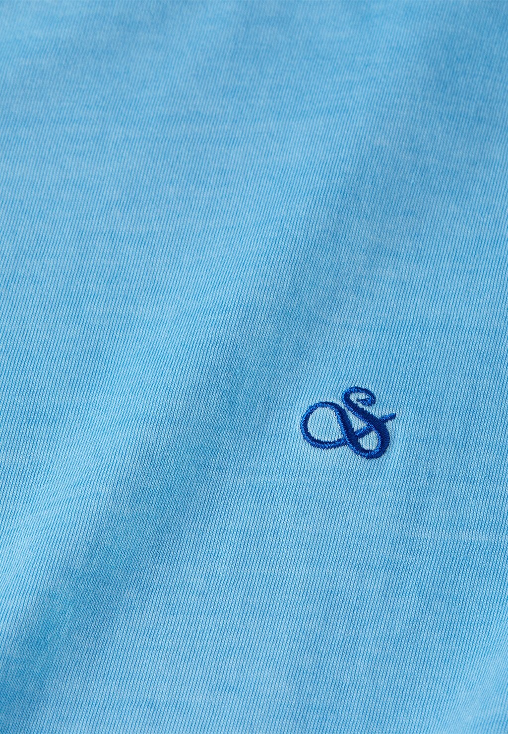 

Базовая футболка GARMENT DYE LOGO CREW Scotch & Soda, синий